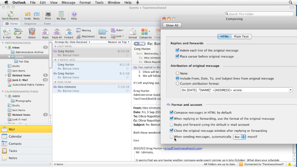 outlook for mac generate preview from link in email